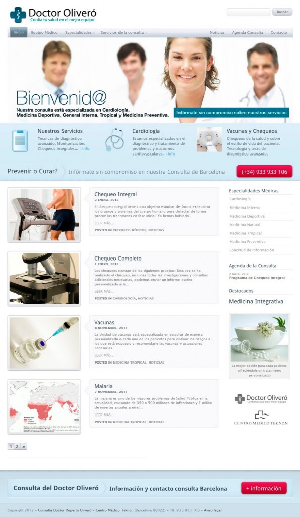 Teknon Barcelona Consulta médica 