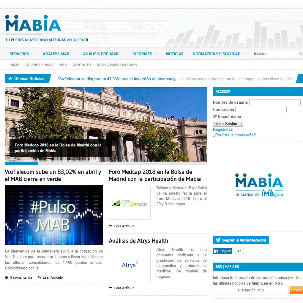 MABIA - Mercado alternativo bursatil