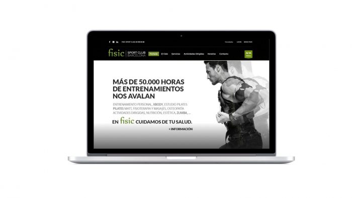 Diseño web gimnasio