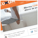 Diseño y desarrollo página web Luxum - Barcelona